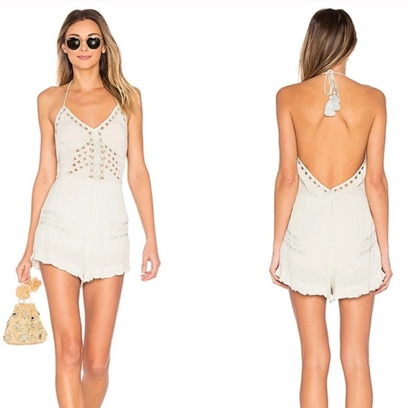ale by alessandra x REVOLVE Carolina Romper in Sage Size S - Picture 1 of 8